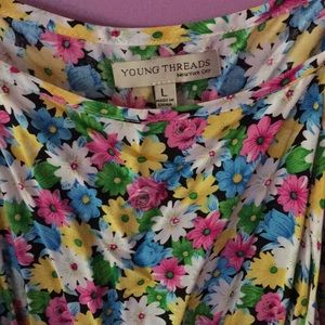 Young Threads , ModCloth size L flower tank